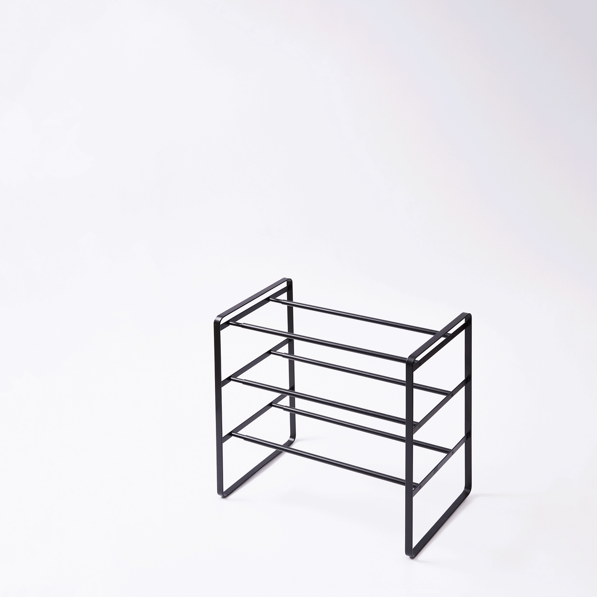 Three-Tier Expandable Shoe Rack (18" H)  - Steel