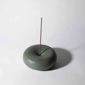 Bubble Incense Holder | Dark Green Terrazzo