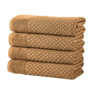 Cotton Diamond Waffle Weave Bath Towel Set - Grayson Collection