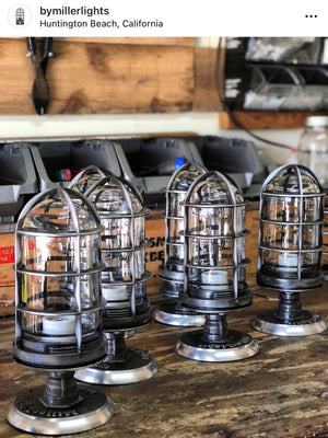 Industrial Farmhouse Semi Flush Mount Lighting - The Beacon