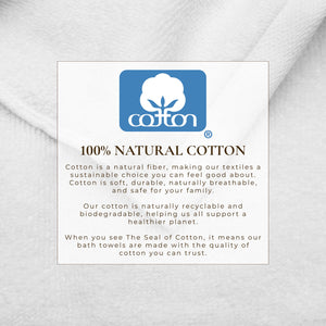 Cotton Border-Stitched 6-Piece Towel Set - Valery Collection