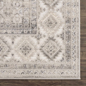 Brend Taupe Medallion Area Rug - Clearance