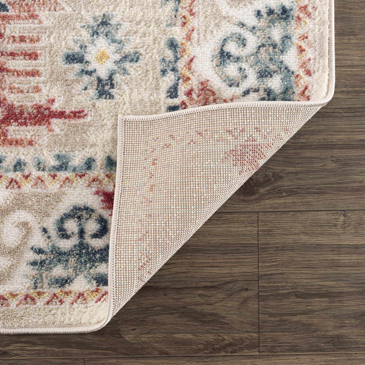 Bindi Blue & Rose Area Rug - Clearance