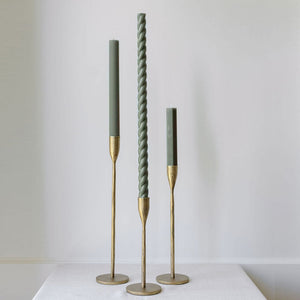 Handcrafted Antique Brass Candlesticks