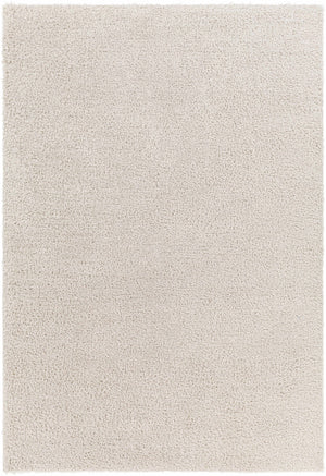 Heavenly Solid Beige Plush Rug