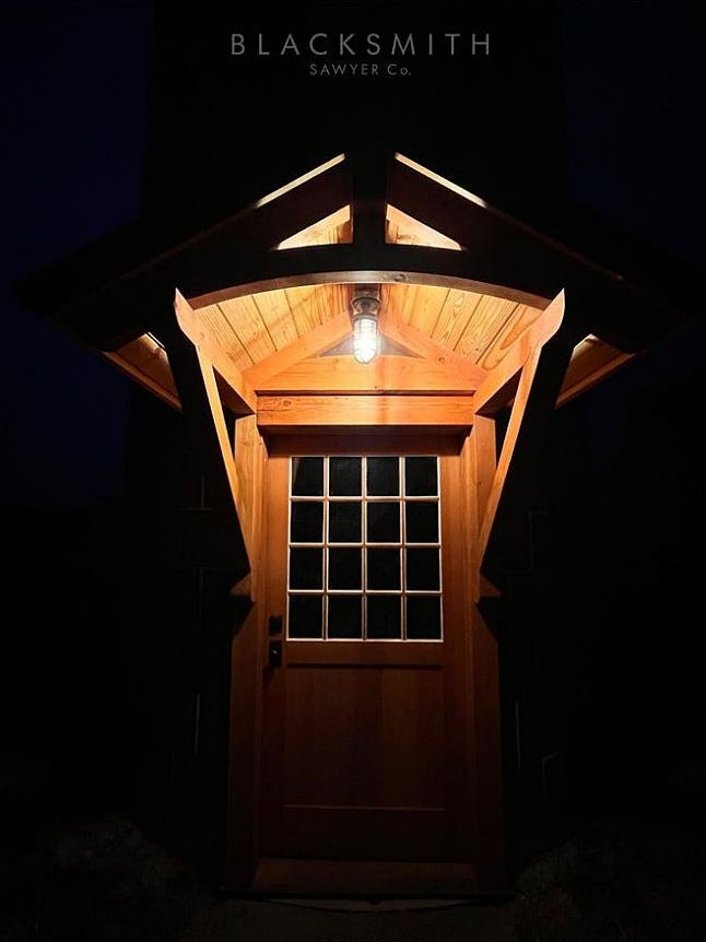 Industrial Farmhouse Semi Flush Mount Lighting - The Beacon