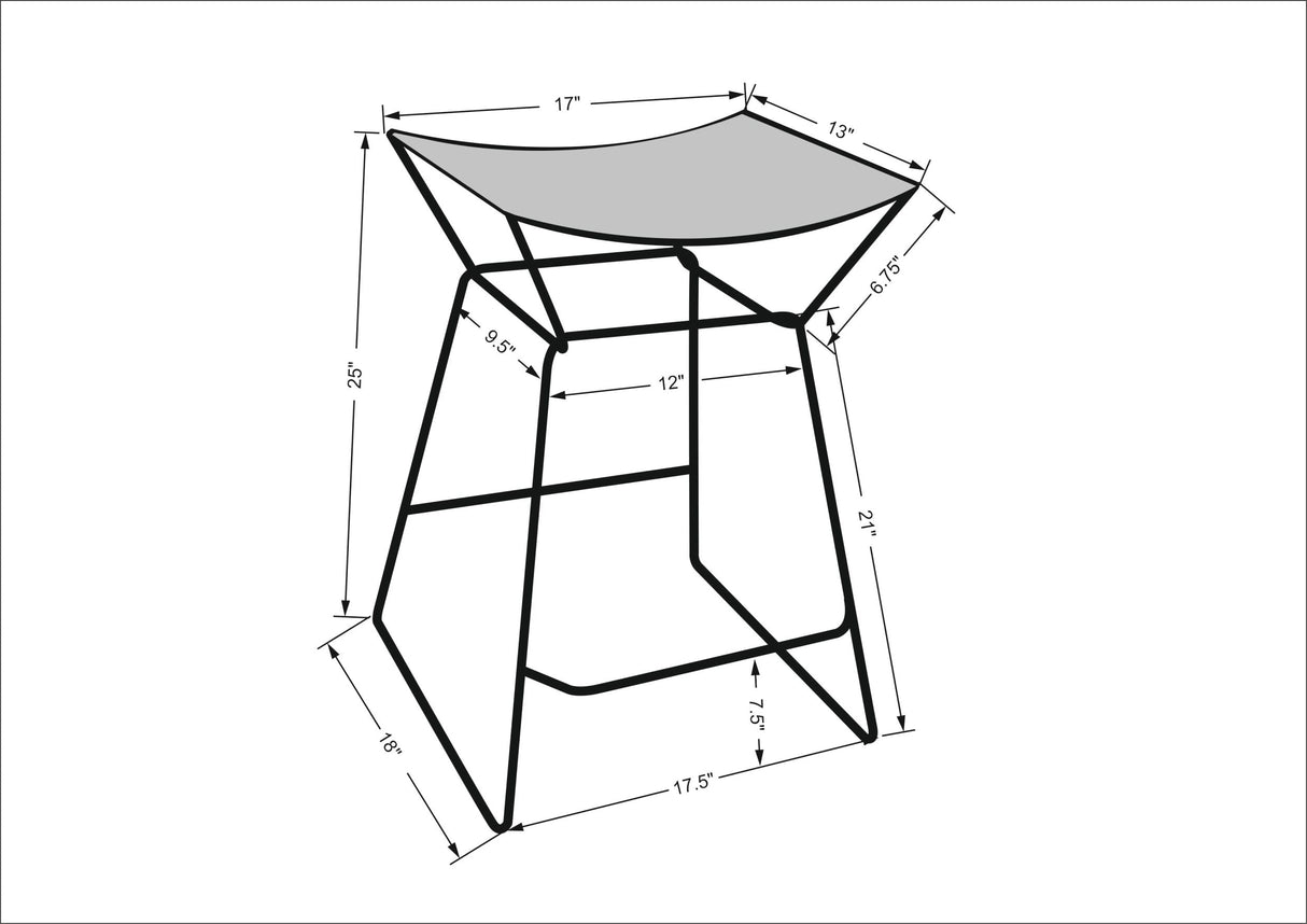 Shirita Brown/Gray Counter Stool