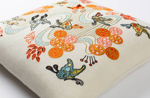 Horebeke Aqua Pillow Cover