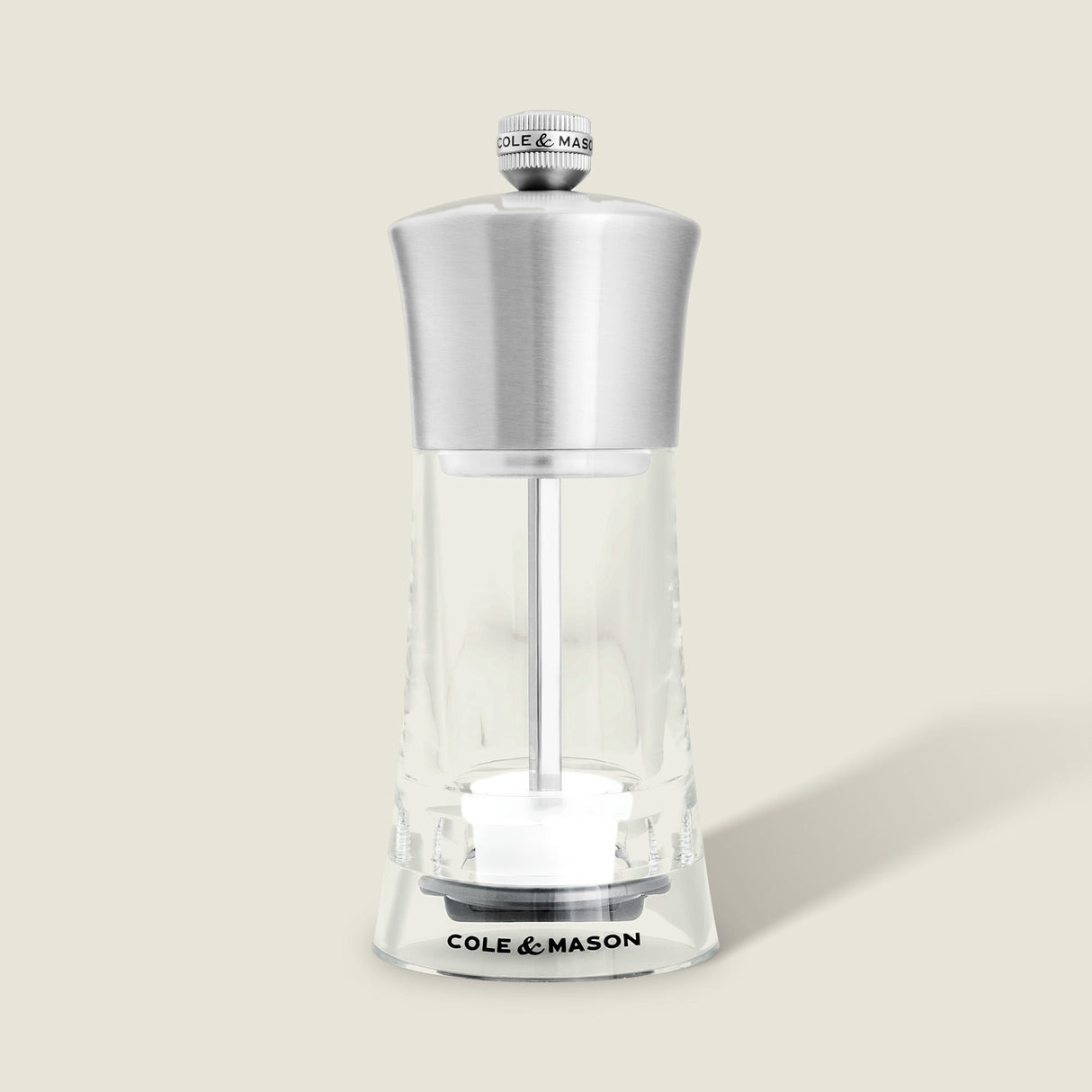 Cole & Mason Bromley Acrylic & Stainless Steel Mill 6"