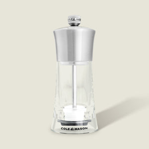 Cole & Mason Bromley Acrylic & Stainless Steel Mill 6"