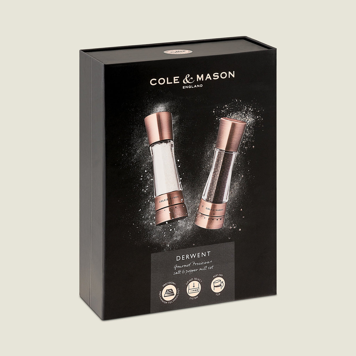 Cole & Mason Derwent Copper Salt & Pepper Mill