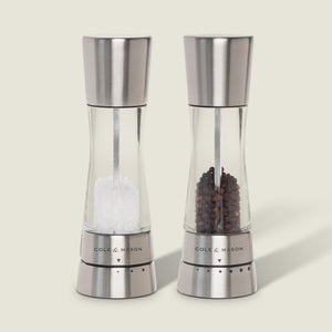 Cole & Mason Derwent Stainless Steel Salt & Pepper Mill