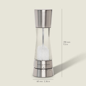 Cole & Mason Derwent Stainless Steel Salt & Pepper Mill