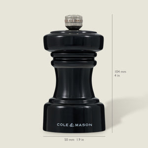 Cole & Mason Hoxton Black Gloss Salt & Pepper Mills