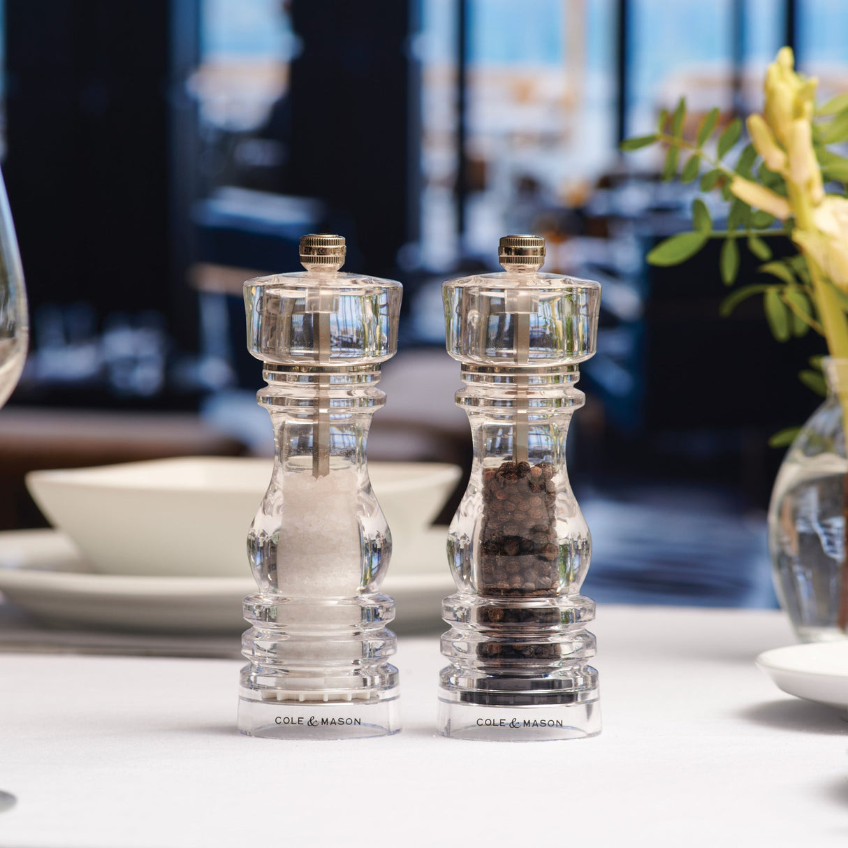 Cole & Mason London Acrylic Salt & Pepper Mills
