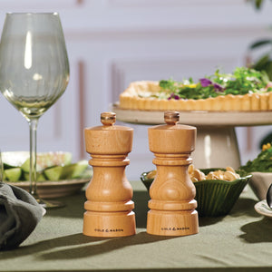 Cole & Mason London Natural Beech Salt & Pepper Mills