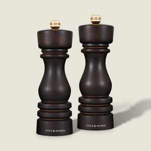 Cole & Mason London Chocolate Wood Salt & Pepper Mills