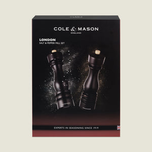 Cole & Mason London Chocolate Wood Salt & Pepper Mills
