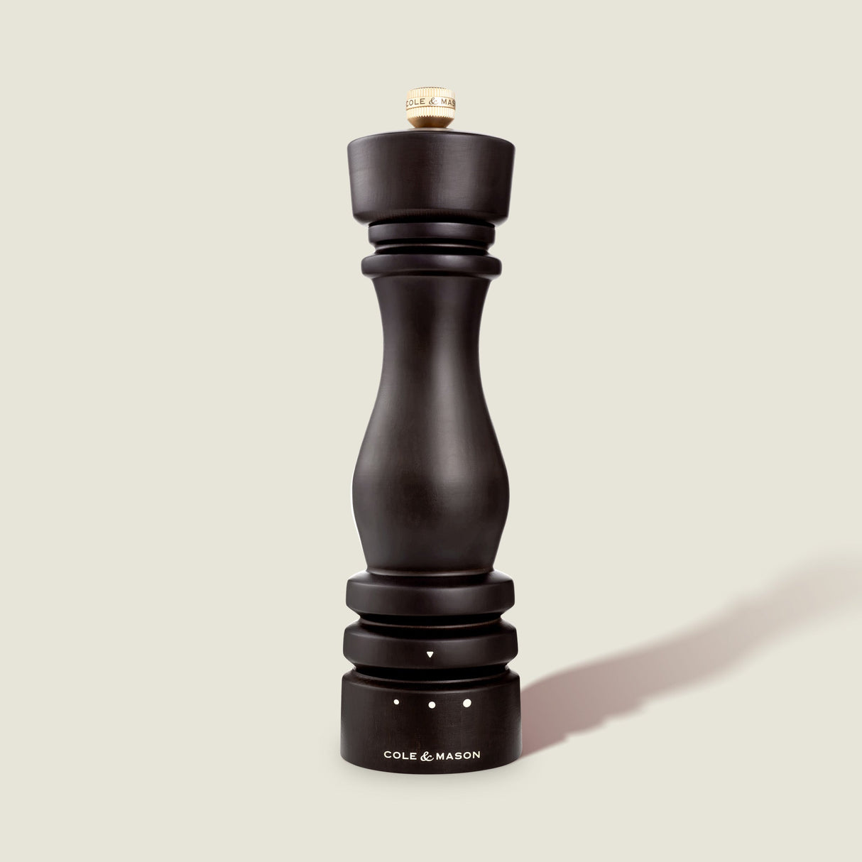 Cole & Mason London Chocolate Wood Grind Select Salt & Pepper Mills