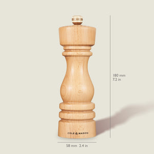 Cole & Mason London Natural Beech Salt & Pepper Mills