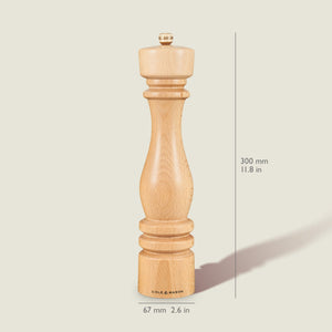 Cole & Mason London Natural Beech Salt & Pepper Mills