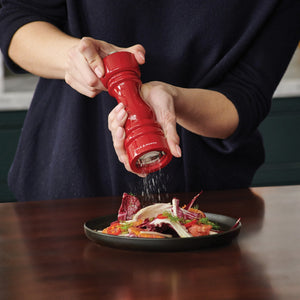 Cole & Mason London Red Gloss Salt & Pepper Mills 7"