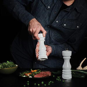 Cole & Mason London White Gloss Salt & Pepper Mills 7"