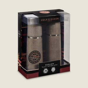 Cole & Mason Marlow Grey Beech Salt & Pepper Mills