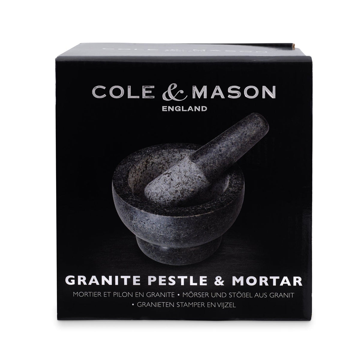 Cole & Mason Silver Granite Mortar & Pestle 5" - 4lb