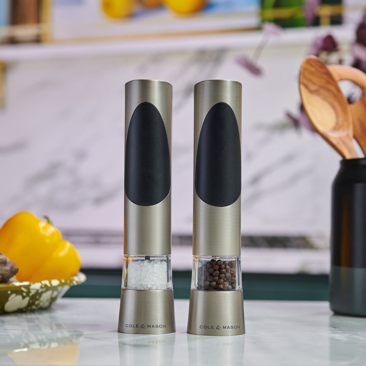 Cole & Mason Richmond Electronic Salt & Pepper Mill Set