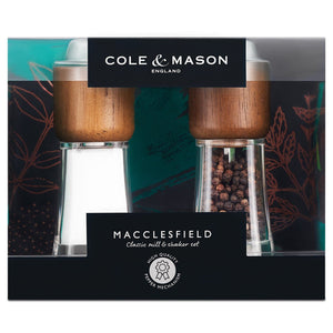 Cole & Mason Macclesfield Salt and Pepper Mill and Shaker Gift Set