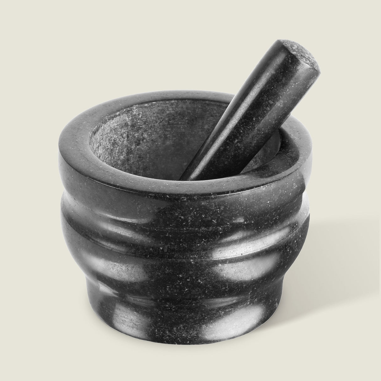 Cole & Mason Worcester Black Granite Pestle & Mortar 5" - 8lb