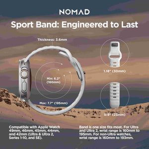 Sport Band - 46mm/49mm | Stone