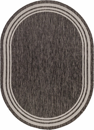 Coonamble Bordered Antrasit Rug