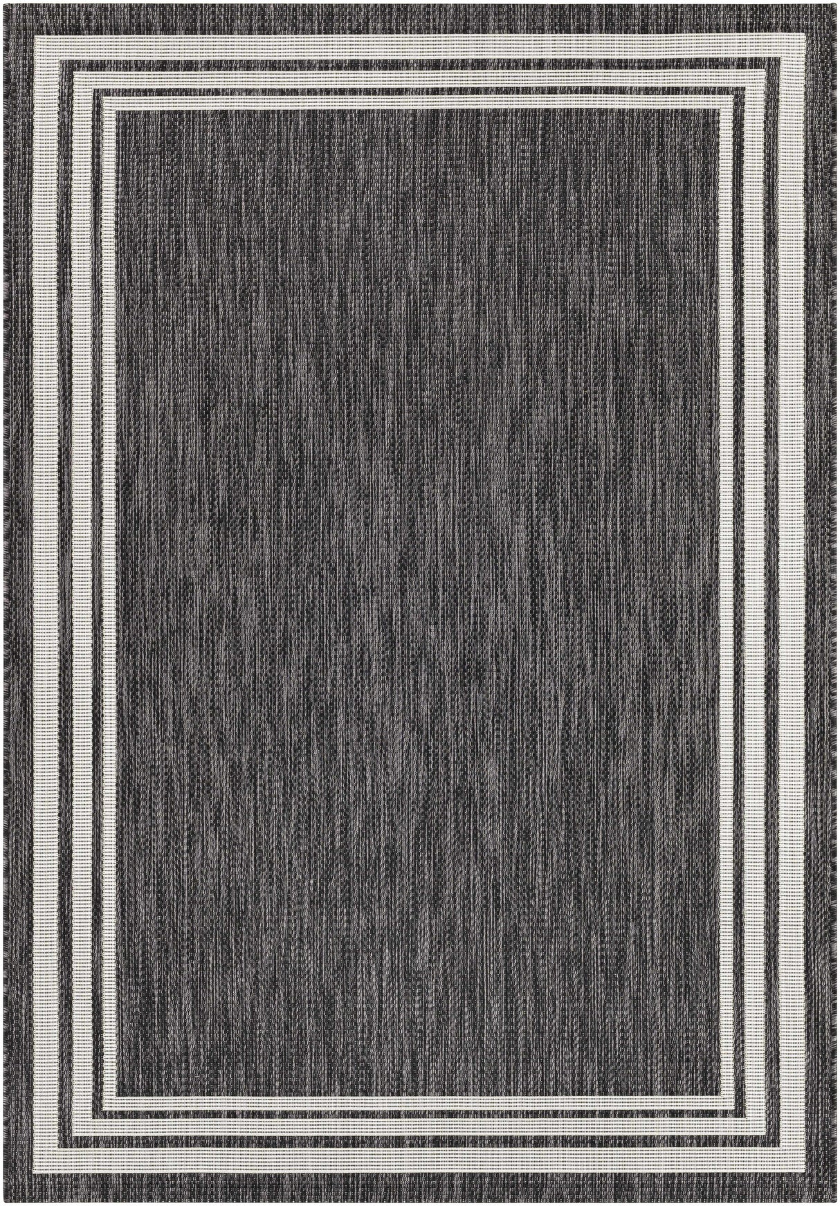 Coonamble Bordered Antrasit Rug