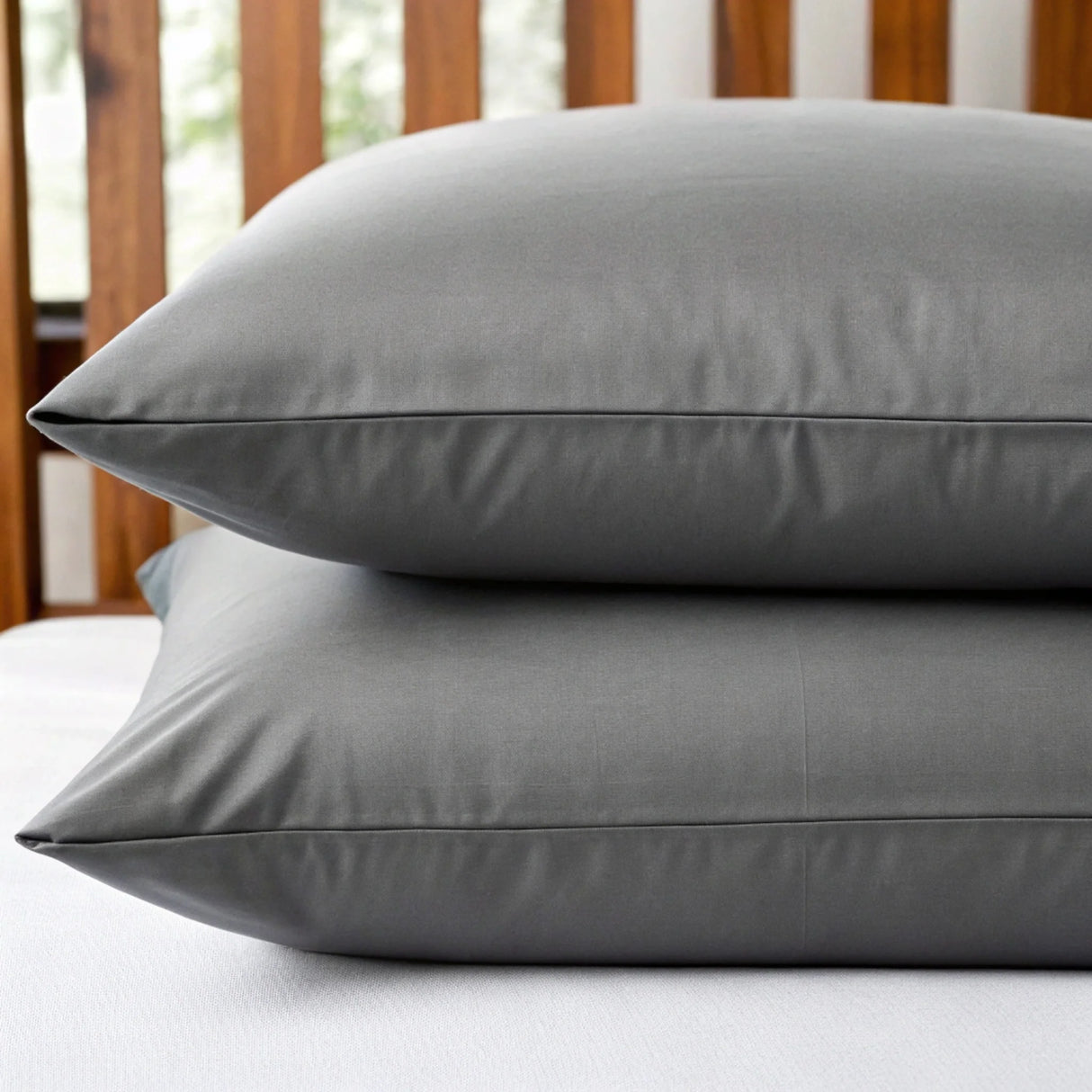 Copper-Infused Bamboo Pillowcases – Cooling & Skin-Safe