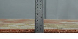 Custom Made Rust, Ivory and Beige Hand Knotted Traditional Oushak Multi Size Wool Area Rug