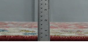 Custom Made Traditional Oushak Rust, Beige and Teal Hand knotted wool Area Rug