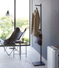 Coat Rack (63.98" H)  - Steel + Wood