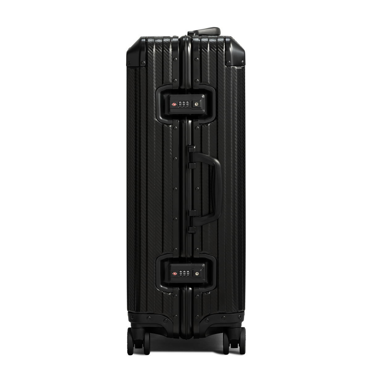 TREVA Aluminum Suitcase Black