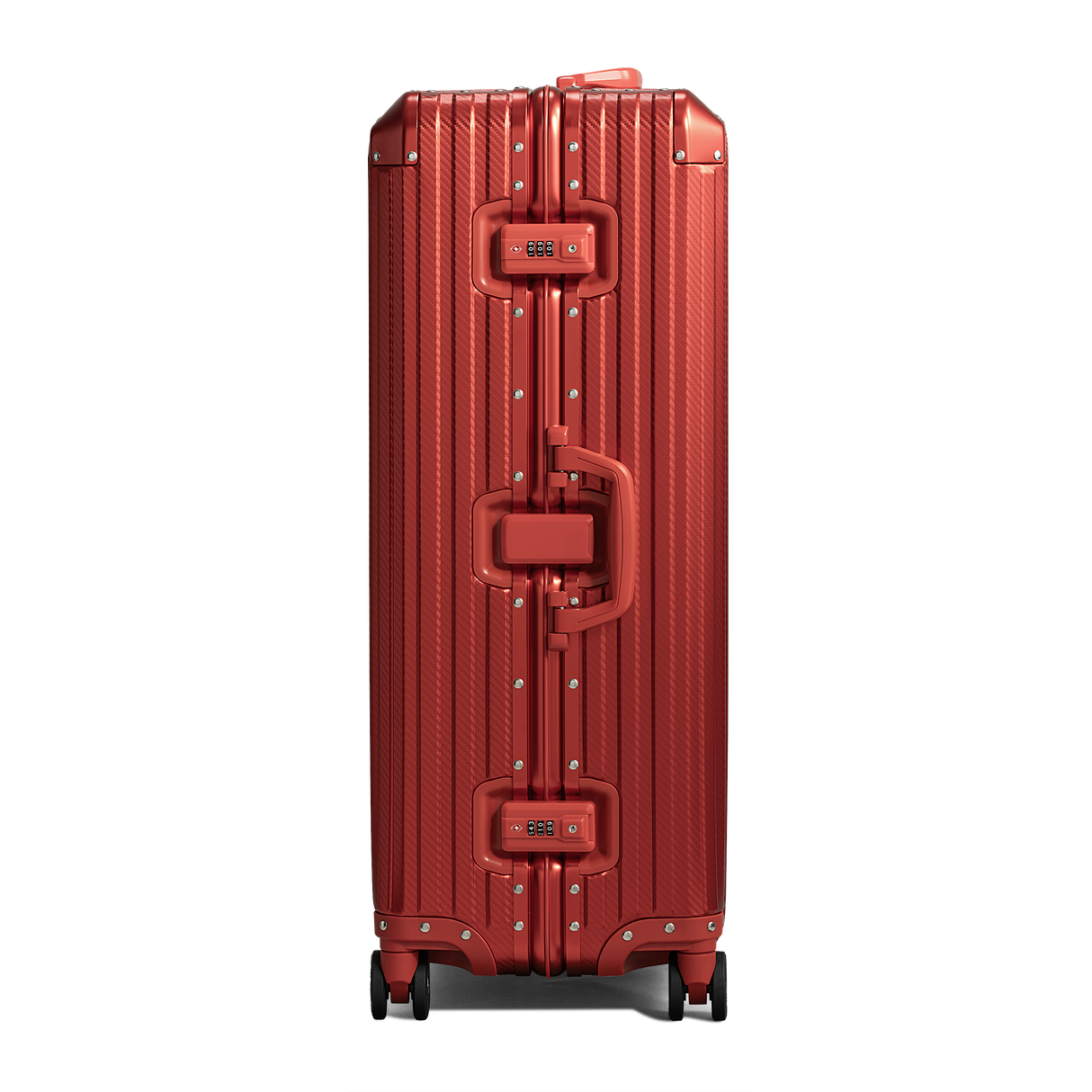 TREVA Aluminum Suitcase Red