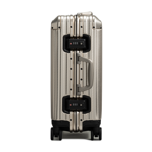 TREVA Aluminum Suitcase Champagne