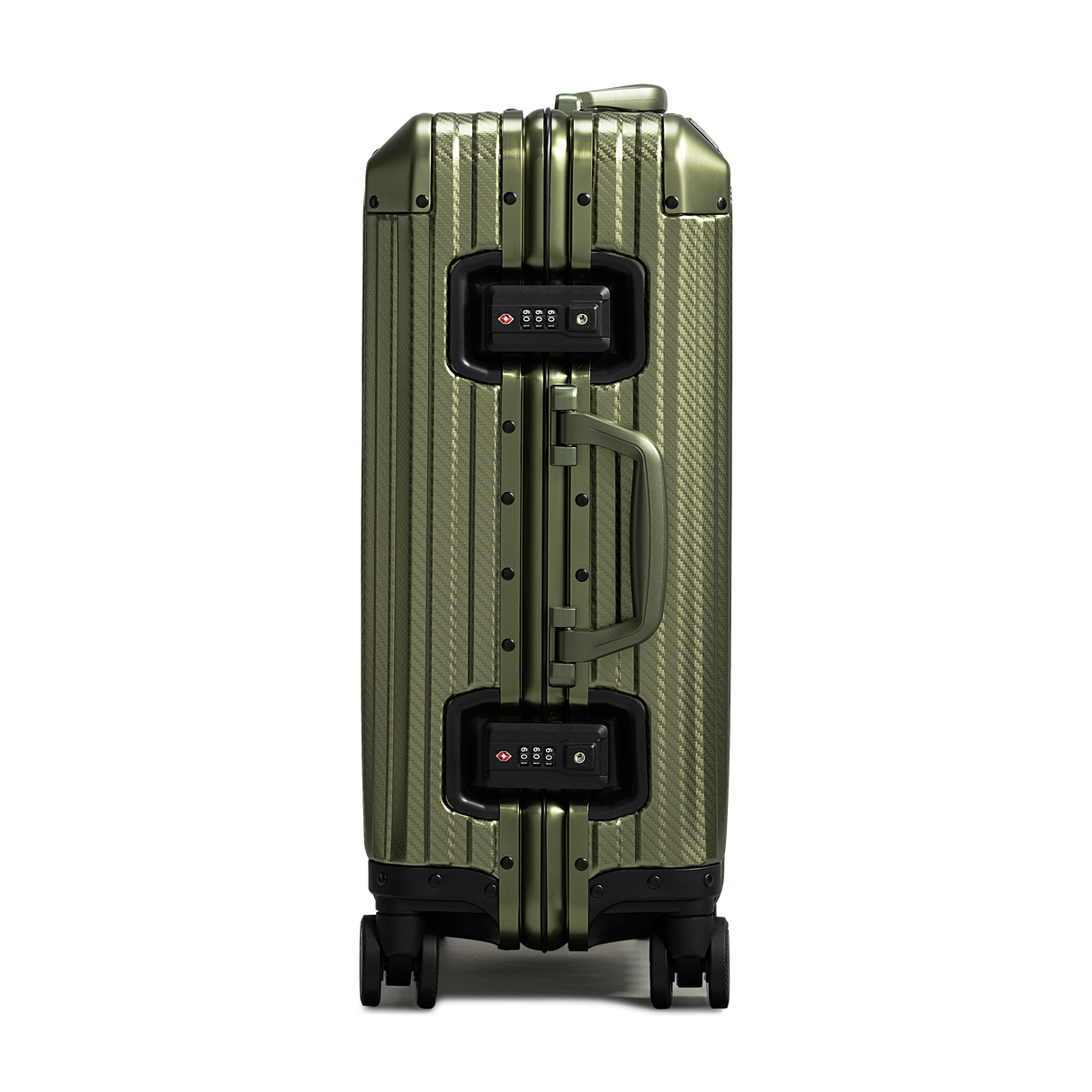 TREVA Aluminum Suitcase Army Green