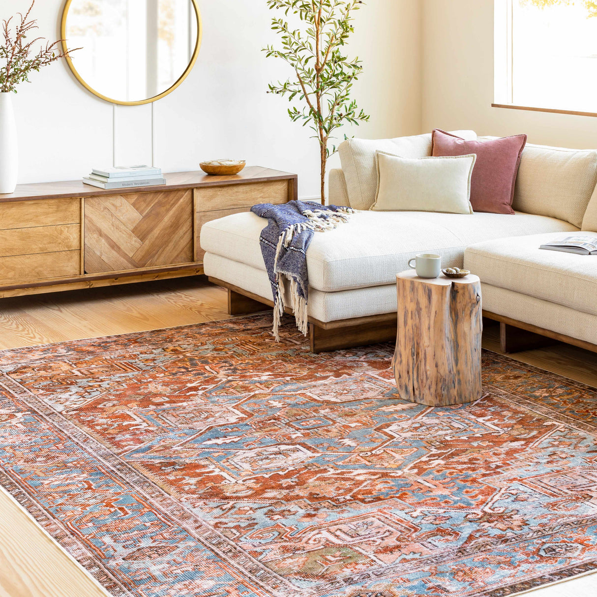 Darapidap Washable Area Rug - Clearance