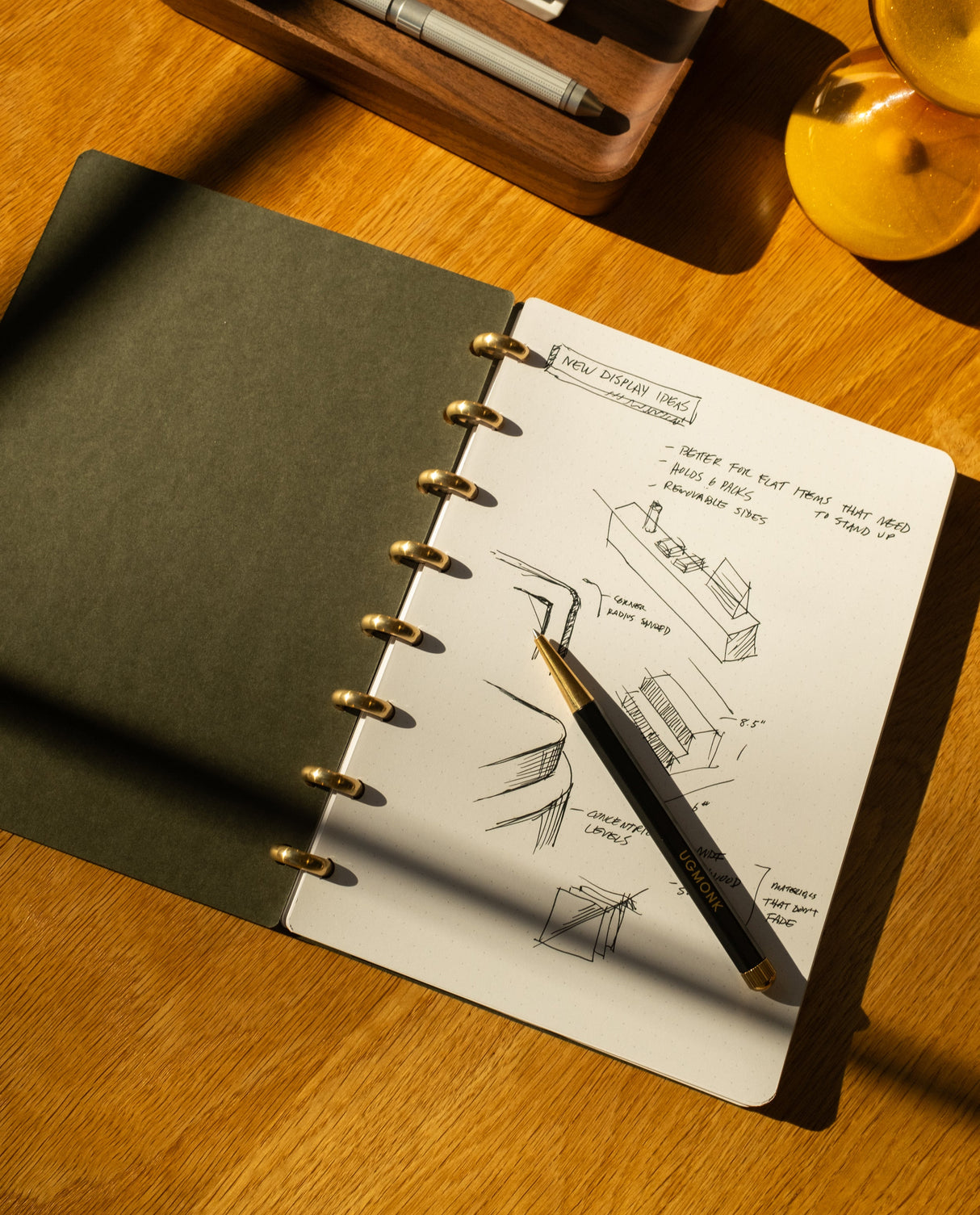 Discbound Journal Bundle (Standard 6"x 8.5" Journal + 3 Refills)