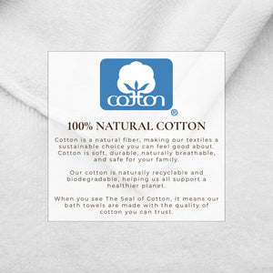 Cotton Border-Stitched 6-Piece Towel Set - Valery Collection