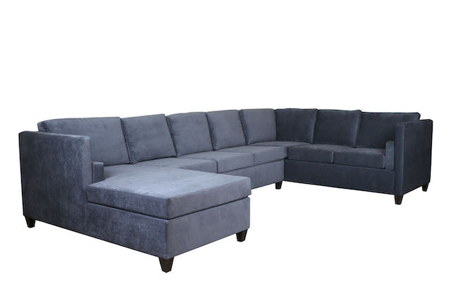 Del Rose | U Sectional Sofa | 72" x 150" x 60" | Latex | Eco-Friendly | STYLNN®