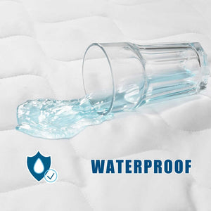 Quilted Waterproof Mattress Pad | Soft & Noiseless | Bargoose