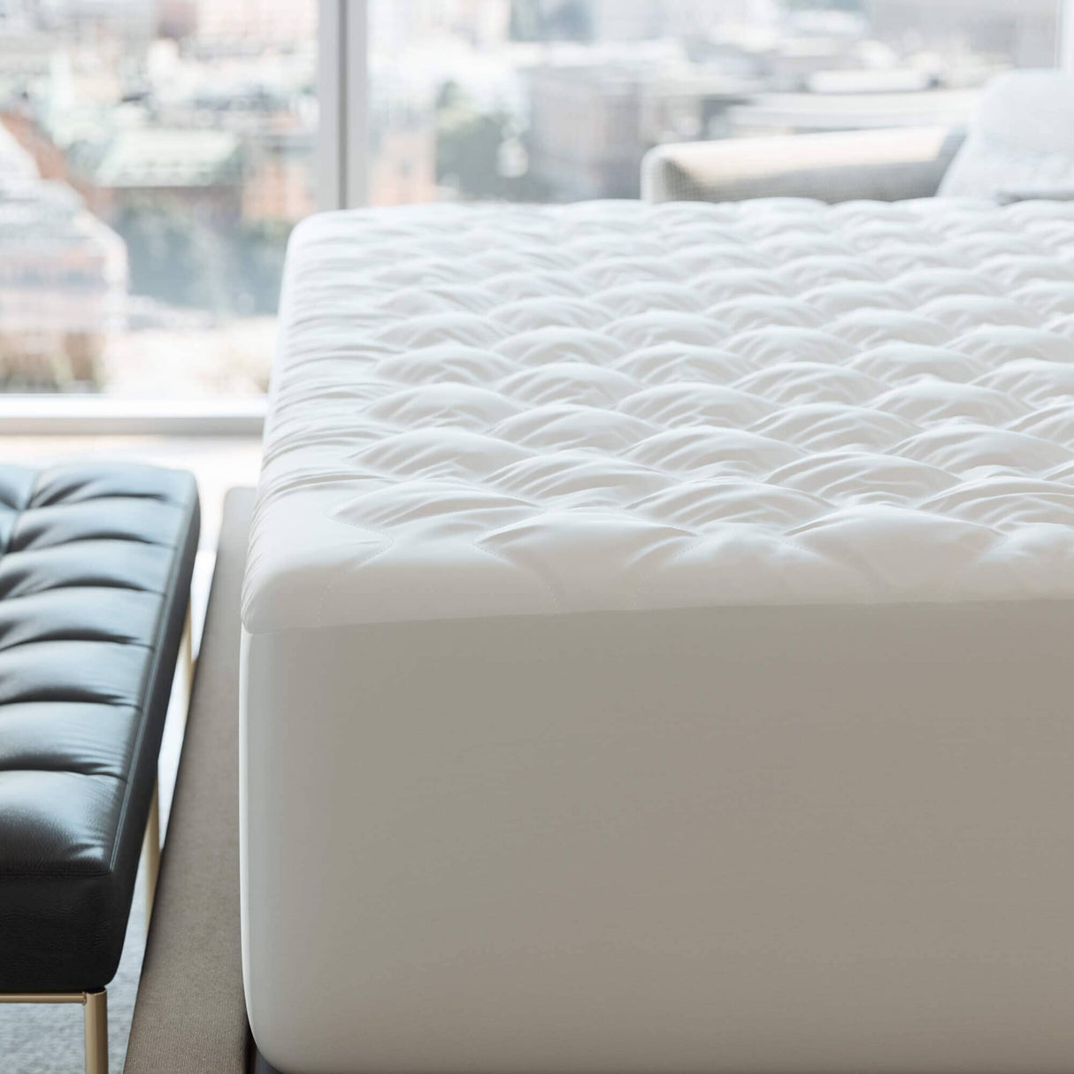 Quilted Waterproof Mattress Pad | Soft & Noiseless | Bargoose