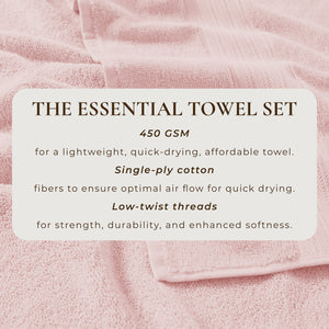 Cotton Terry Bath Towel Set - Cooper Collection